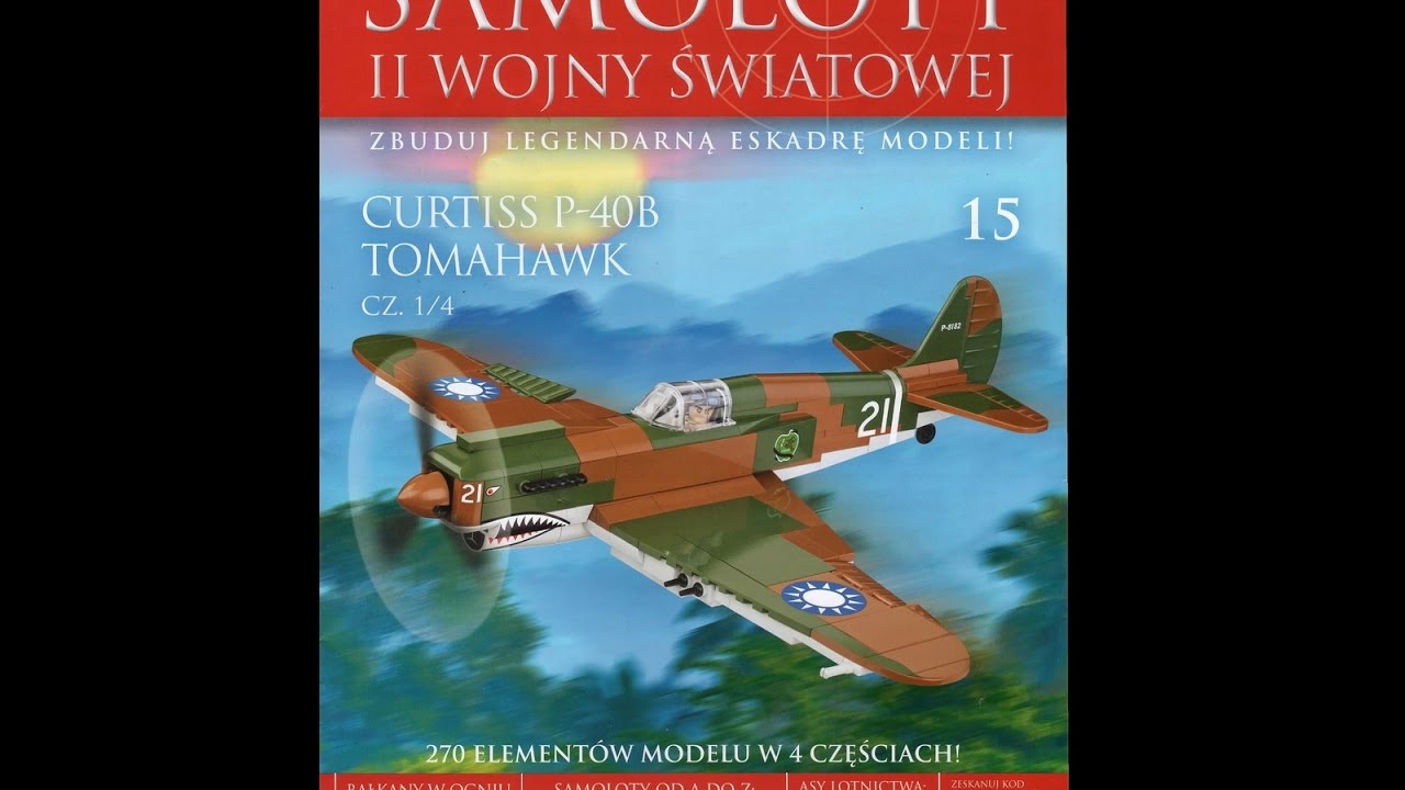 Cobi - SAMOLOTY II WOJNY ŚWIATOWEJ - numer 15 - Co w numerze i montaż