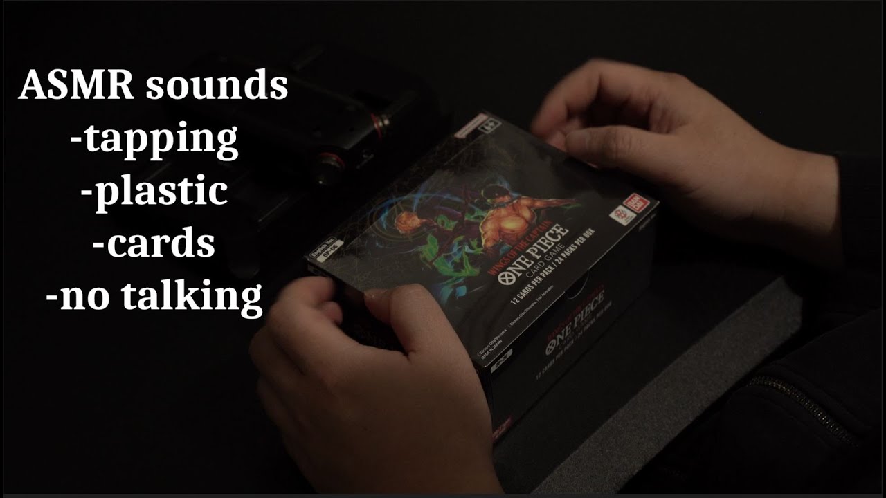 ASMR One Piece [OP-06] Card Game Booster Box opening (no talking)