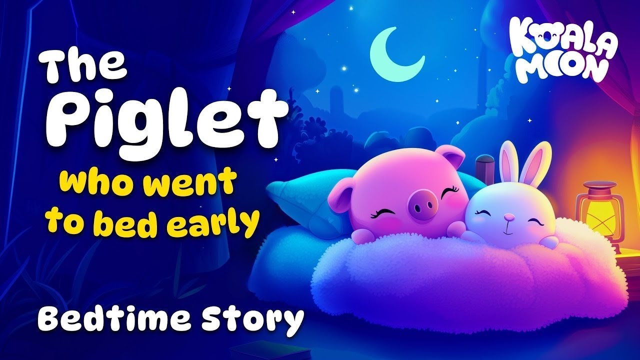 The Piglet That Went To Bed Early 🐷✨ PERFECT Bedtime Story To Help Kids Sleep
