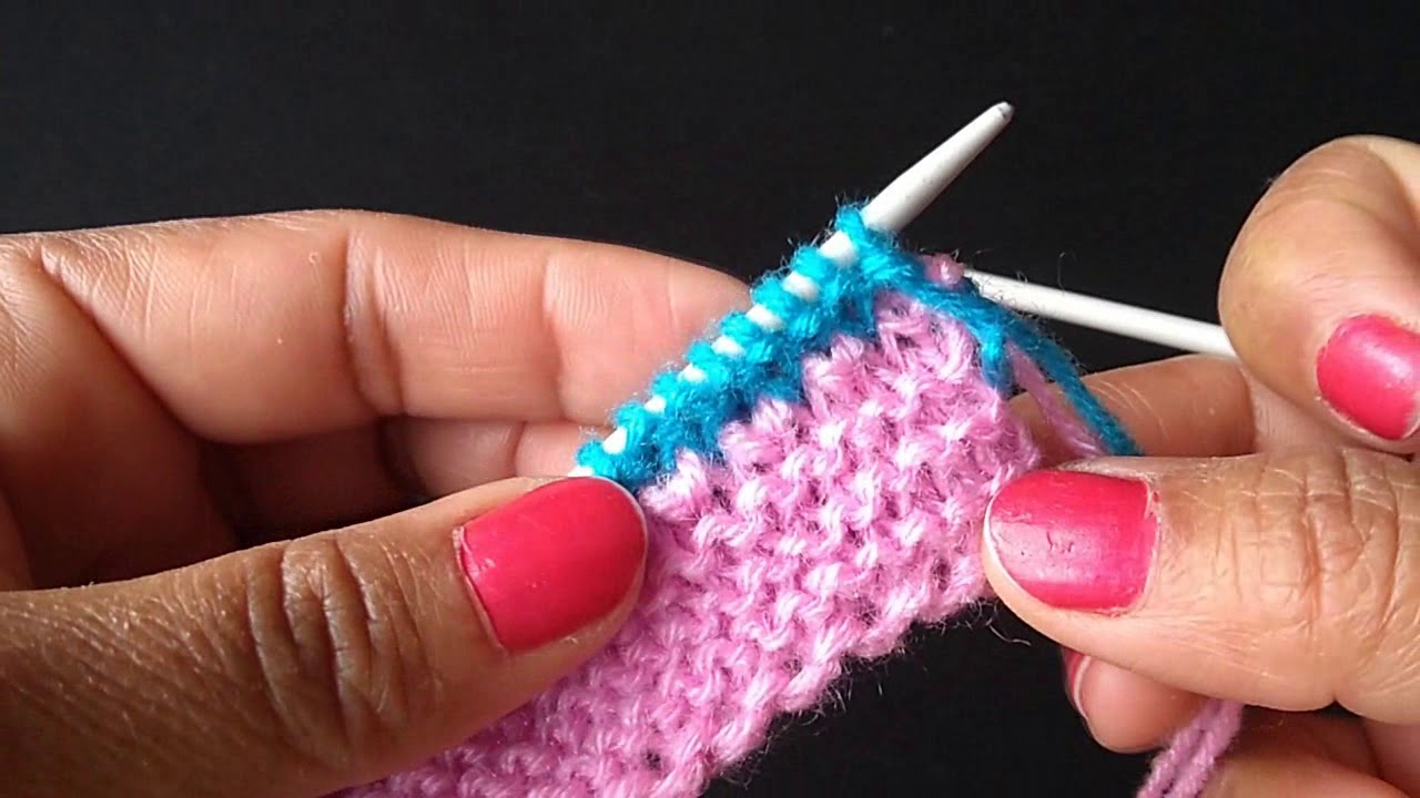 Two Colour Knitting Pattern