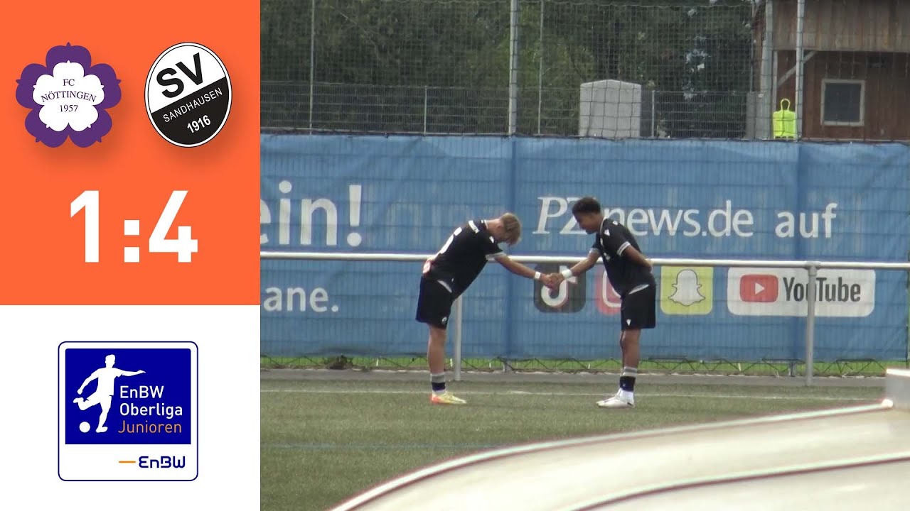 EnBW-Oberliga - C-Junioren: FC Nöttingen - SV Sandhausen 2024/25