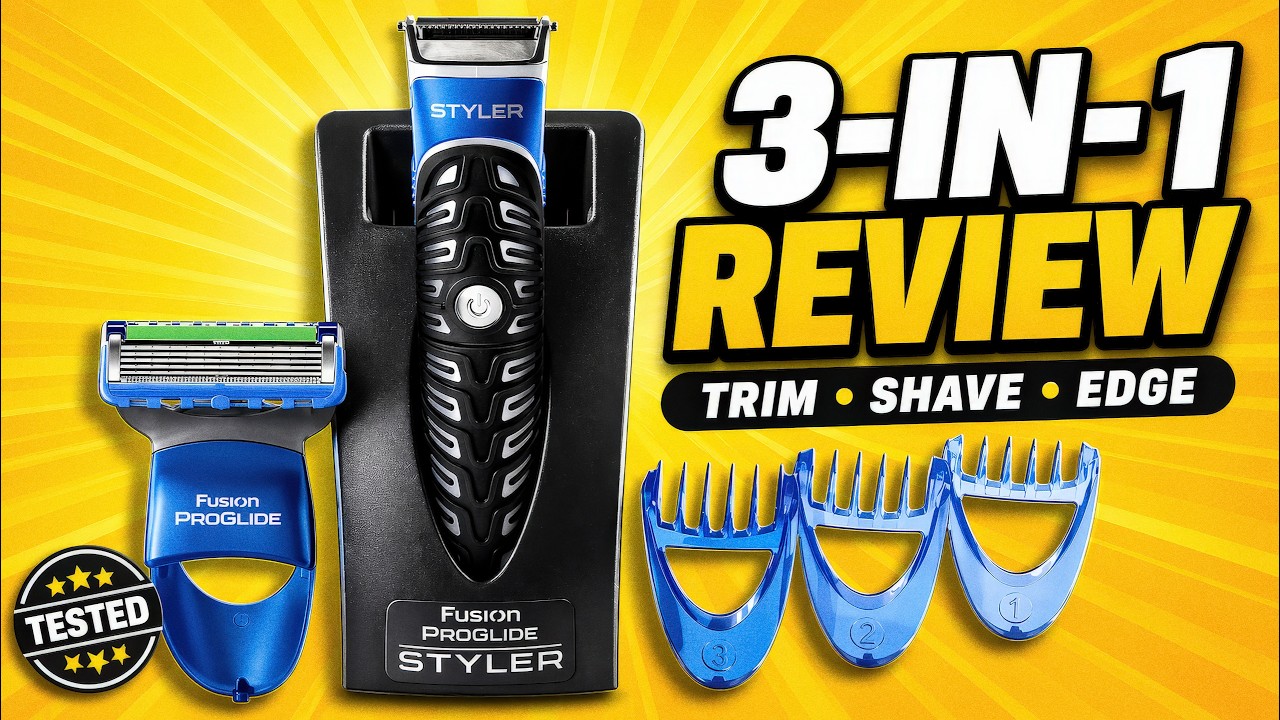 Обзор бритвы триммера-стайлера Gillette Fusion ProGlide Styler 3 in 1 и демонстрация возможностей