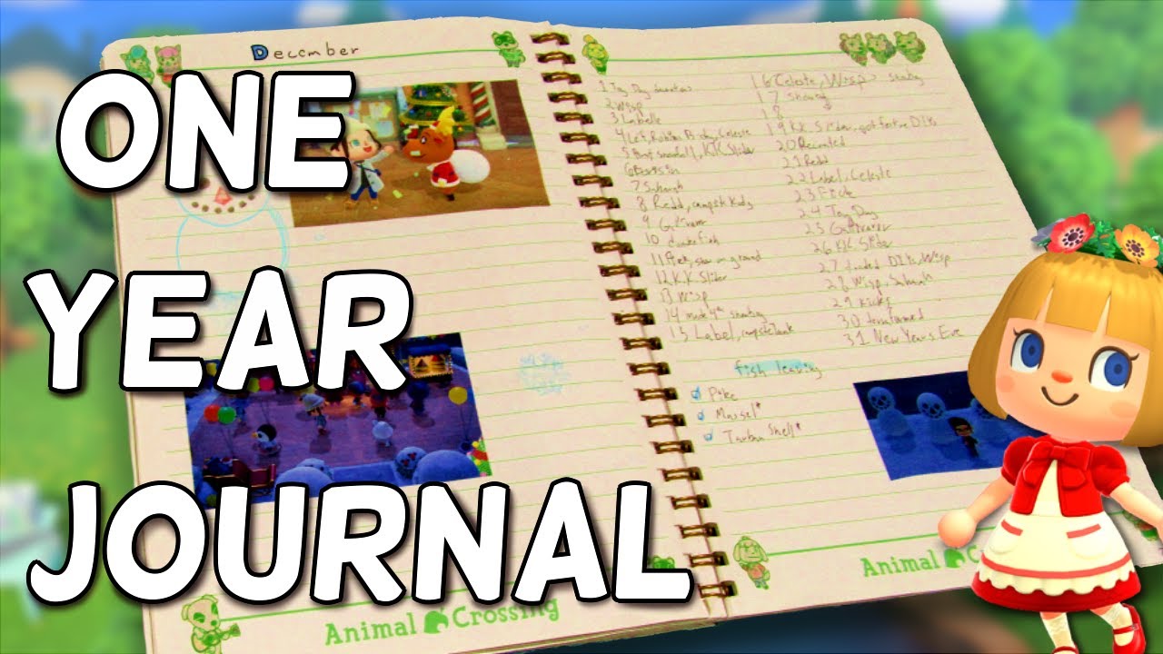 1 Year Daily Animal Crossing New Horizons Journal!