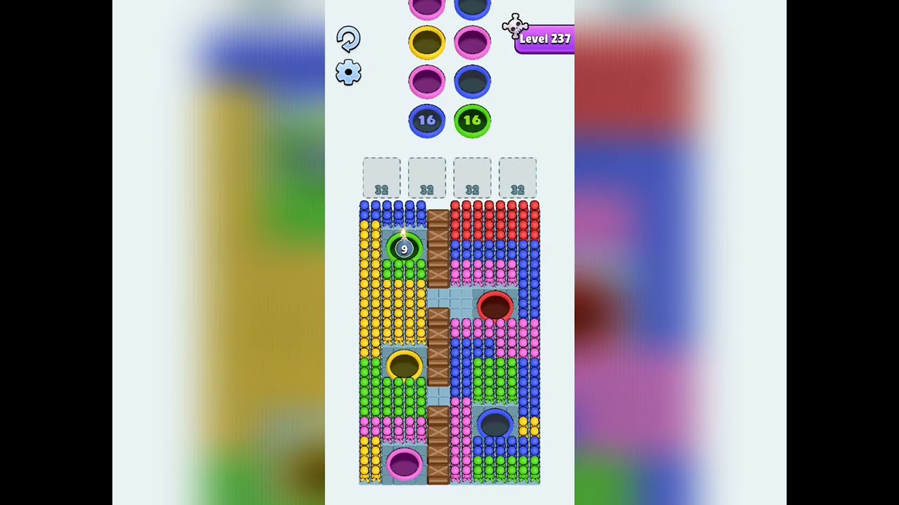 Hole People Level 237 Hard Walkthrough Solution 