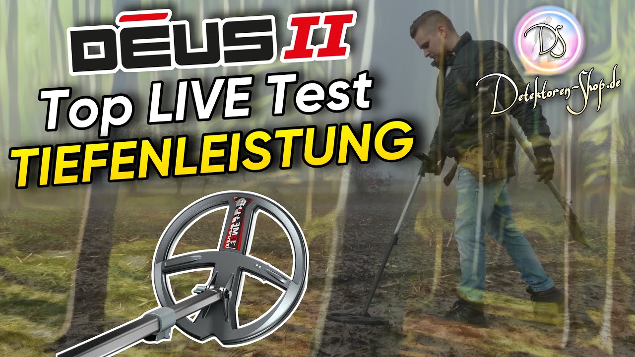 Top! XP DEUS 2 im Wald testen! Sondeln mit standart Einstellung & SUPER Silberfund - Detektoren Shop