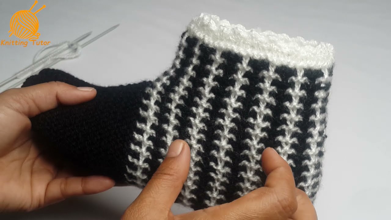 405- अंगूठे वाली जुराब नए डिज़ाइन में  ❤ Thumb Socks in New Design - Ankle Length Socks Tutorial