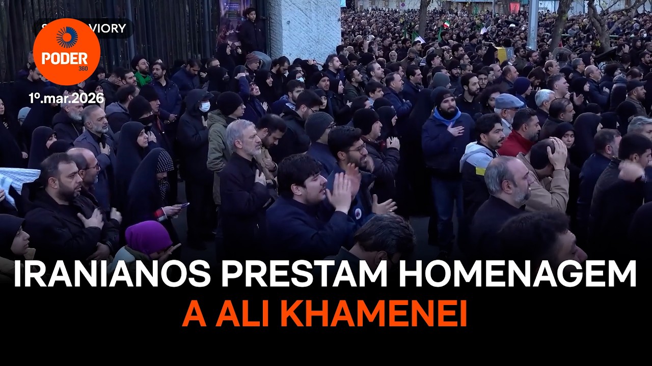 Iranianos prestam homenagem a Ali Khamenei