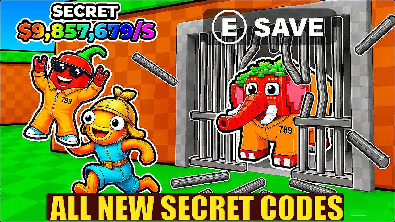 ESCAPE PRISON FOR BRAINROTS - ALL NEW SECRET CODES - FORTNITE CREATIVE (PART1)