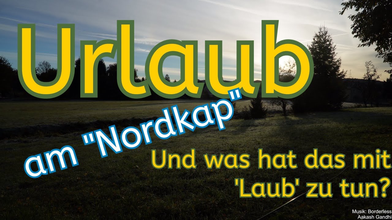 Urlaub (nicht ganz) am 