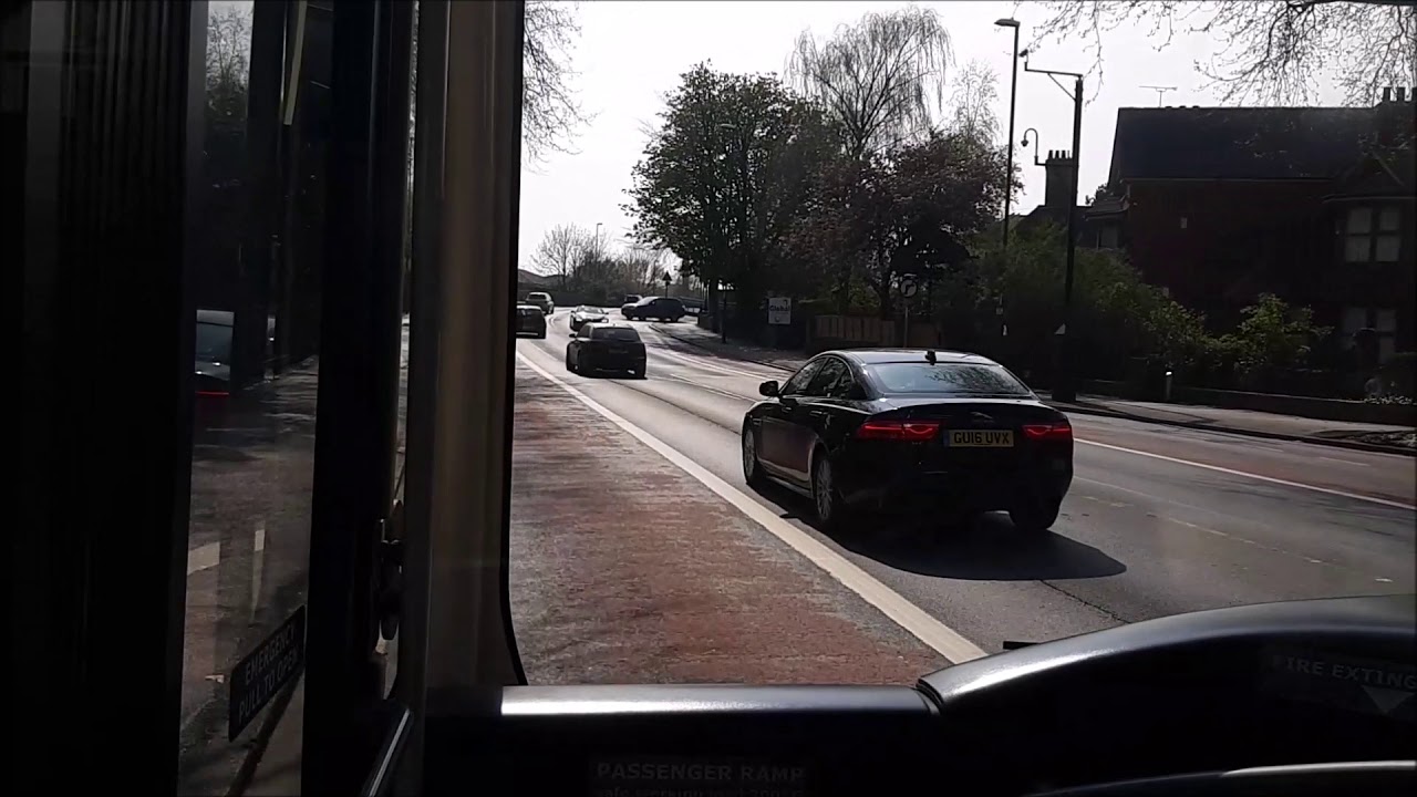 Full Route of CT4N Route 18 to Stapleford via QMC, Beeston Interchange and Bramcote - J33 CTN 1000.