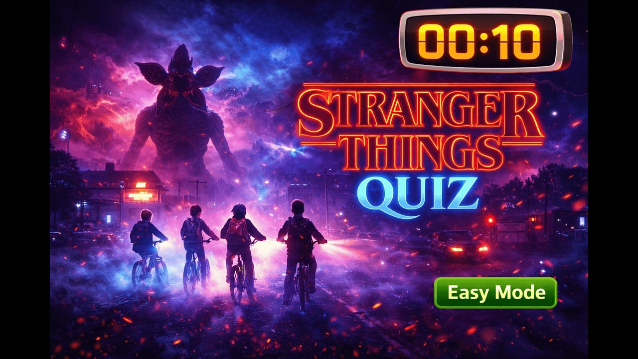 🧠 Stranger Things Trivia Quiz | 3 Options Each Question (Fan Challenge)