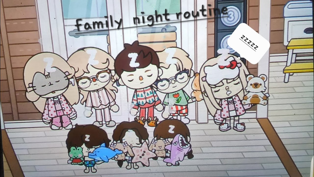 Packstin family night routine 
