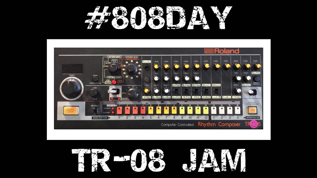 #808Day 40 Years on - TR-08 Techno Jam 100% improv TRAXLER.
