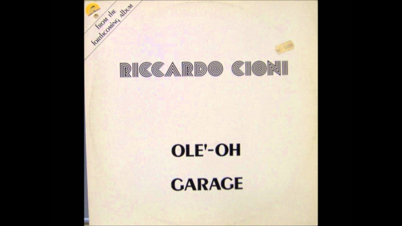 Riccardo Cioni - Garage (1984 Master Dee Jay Records)