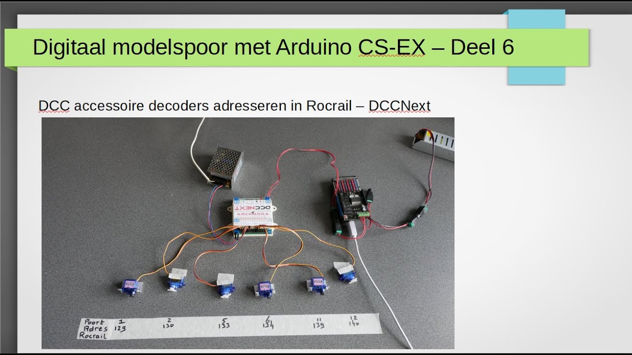 Modelspoor met Arduino DCC-EX deel 6: DCC accessoire decoders adresseren in Rocrail – DCCNext