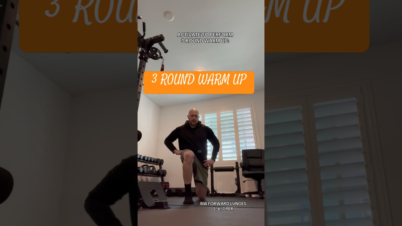 Warm ups are essential to a great session. Attack 3 rounds to get fired up 