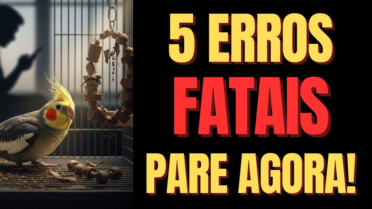 5 ERROS FATAIS que TODO Dono de CALOPSITA Comete (Você Também Faz!)