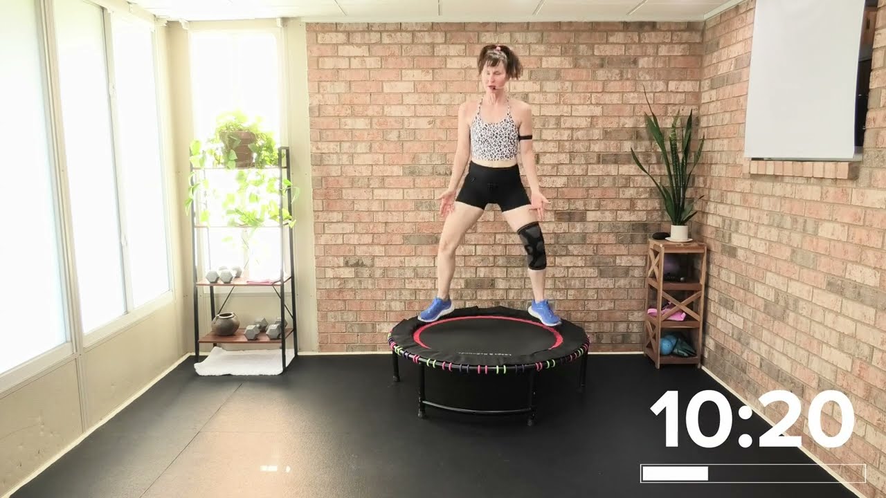 Rebounding Workout | Bounce, Balance & Build Strength on the Mini Trampoline