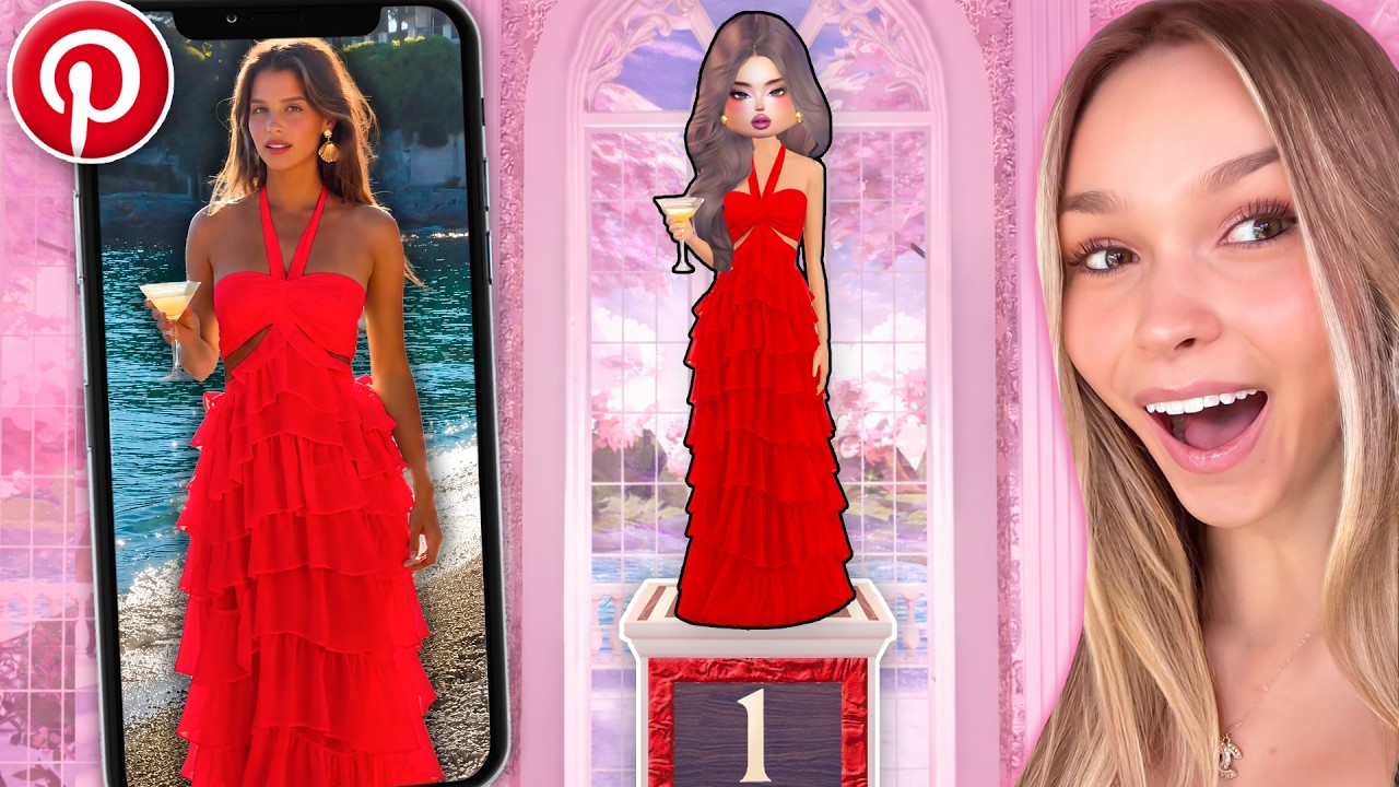 ИСПОЛЬЗУЮ ОБРАЗЫ С PINTEREST, ЧТОБЫ ВЫИГРЫВАТЬ В КАЖДОМ РАУНДЕ в Dress to Impress Roblox