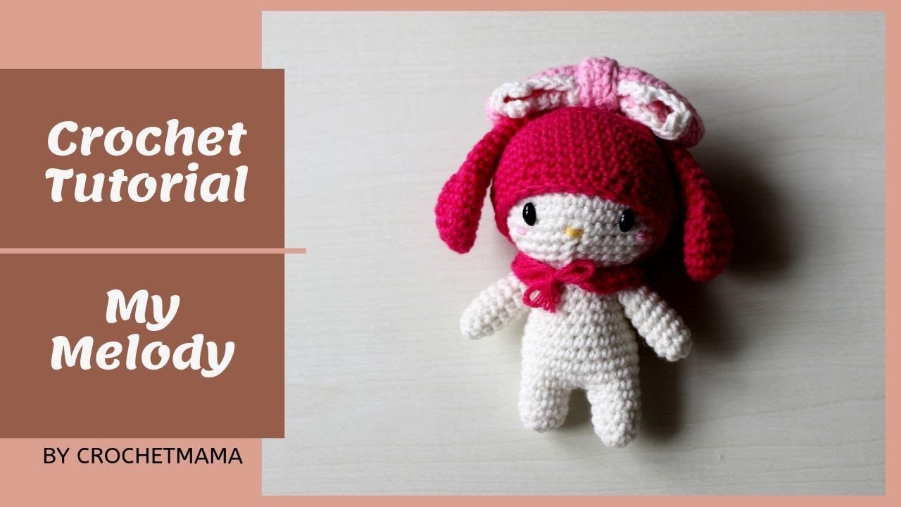 Crochet Amigurumi My Melody Tutorial & Pattern