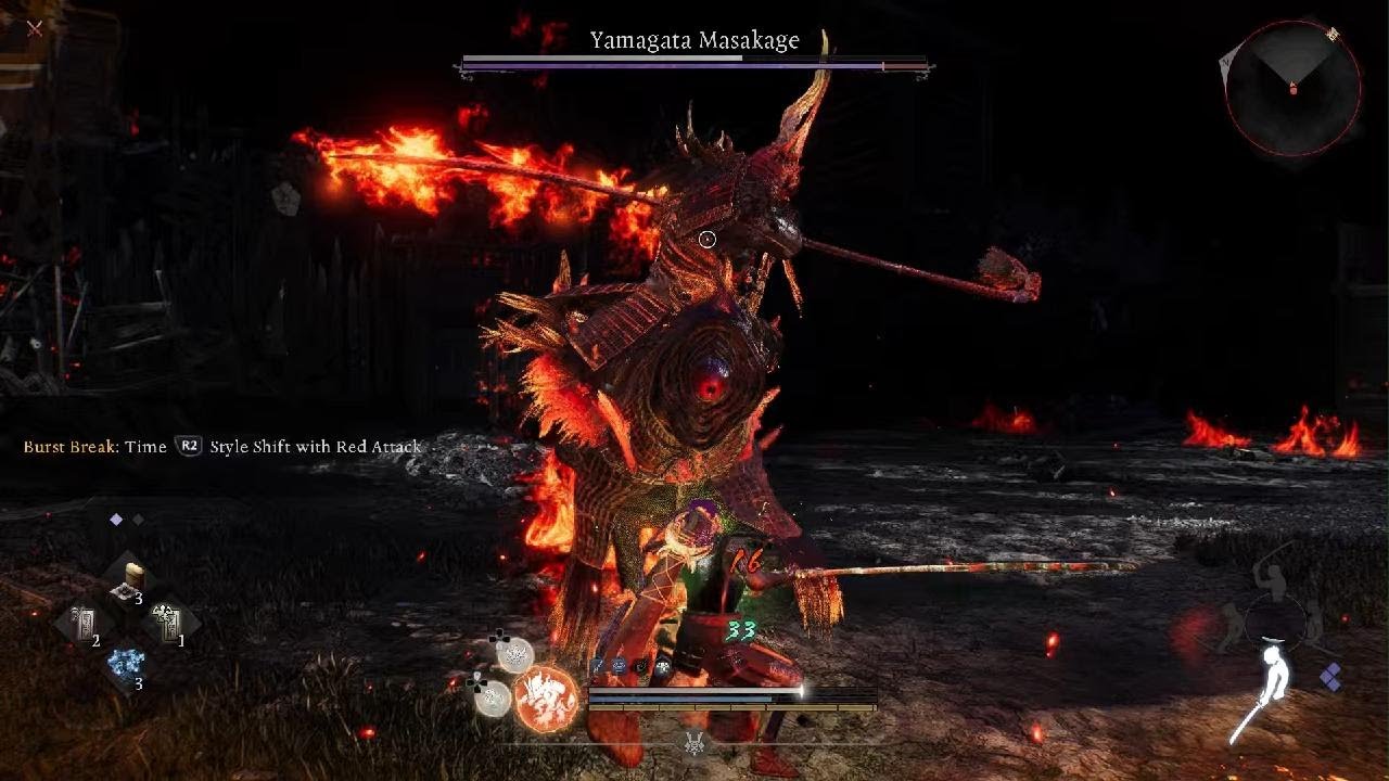 Nioh 3 Yamagata Masakage Boss Fight