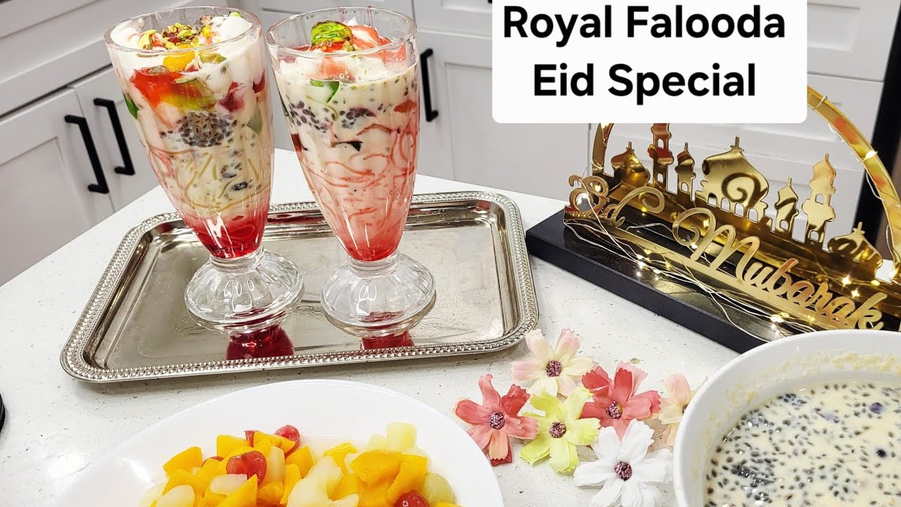 Falooda Recipe | Summer Dessert | Eid Special Recipe | Royal Falooda at Home #Falooda #EidSpecial 
