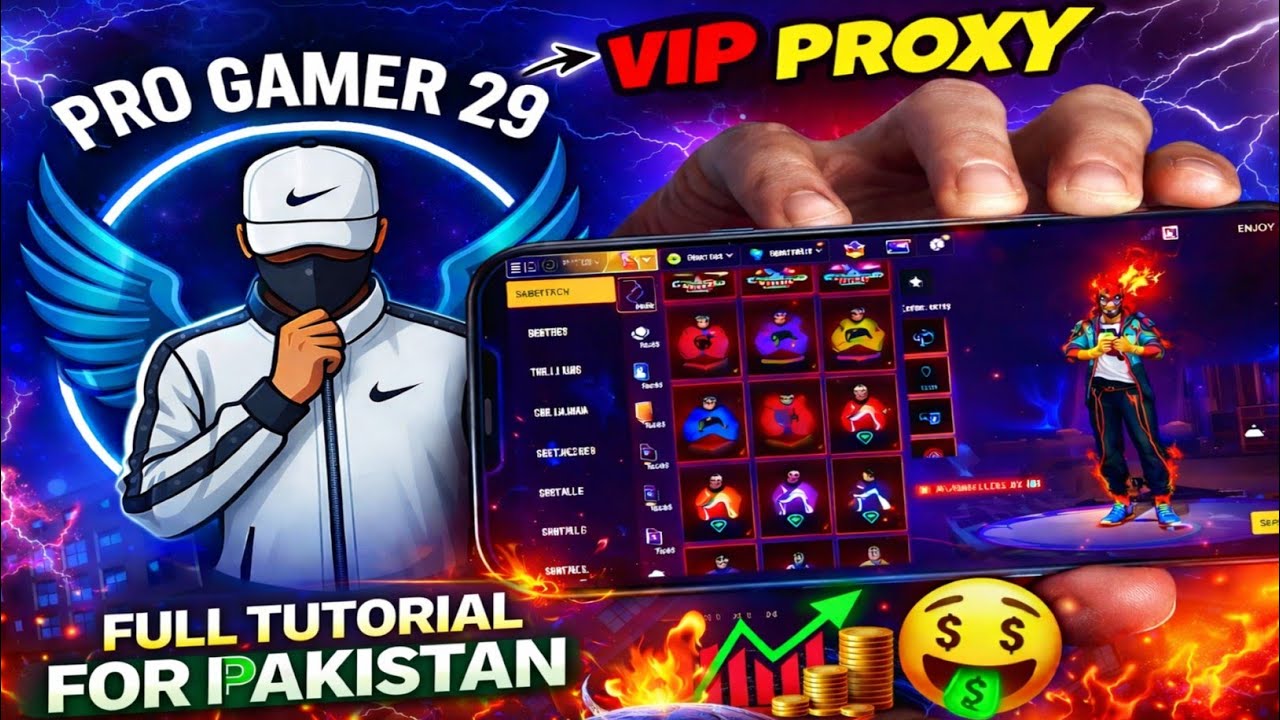 VIP Proxy Server 🔥 | How to install FREEFIRE VIP Proxy Server 🫢| Full Tutorial in Pakistan 🇵🇰