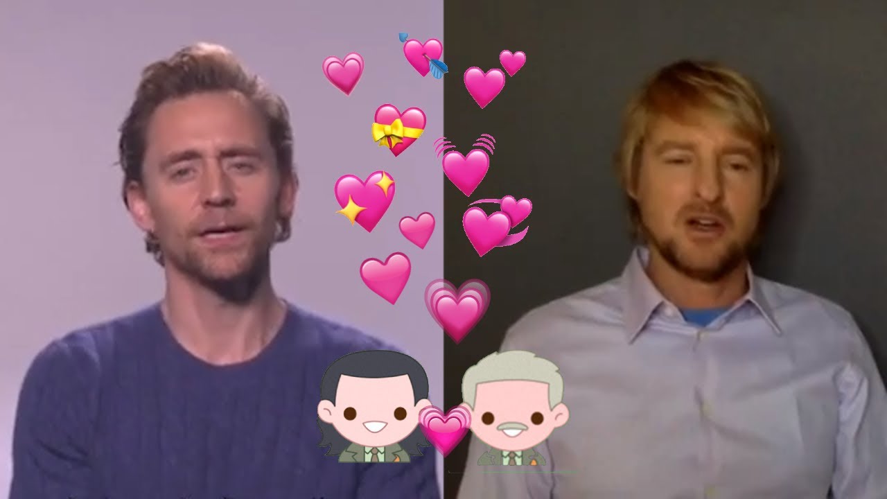 owen wilson and tom hiddleston talking about loki and mobius for almost 12 minutes