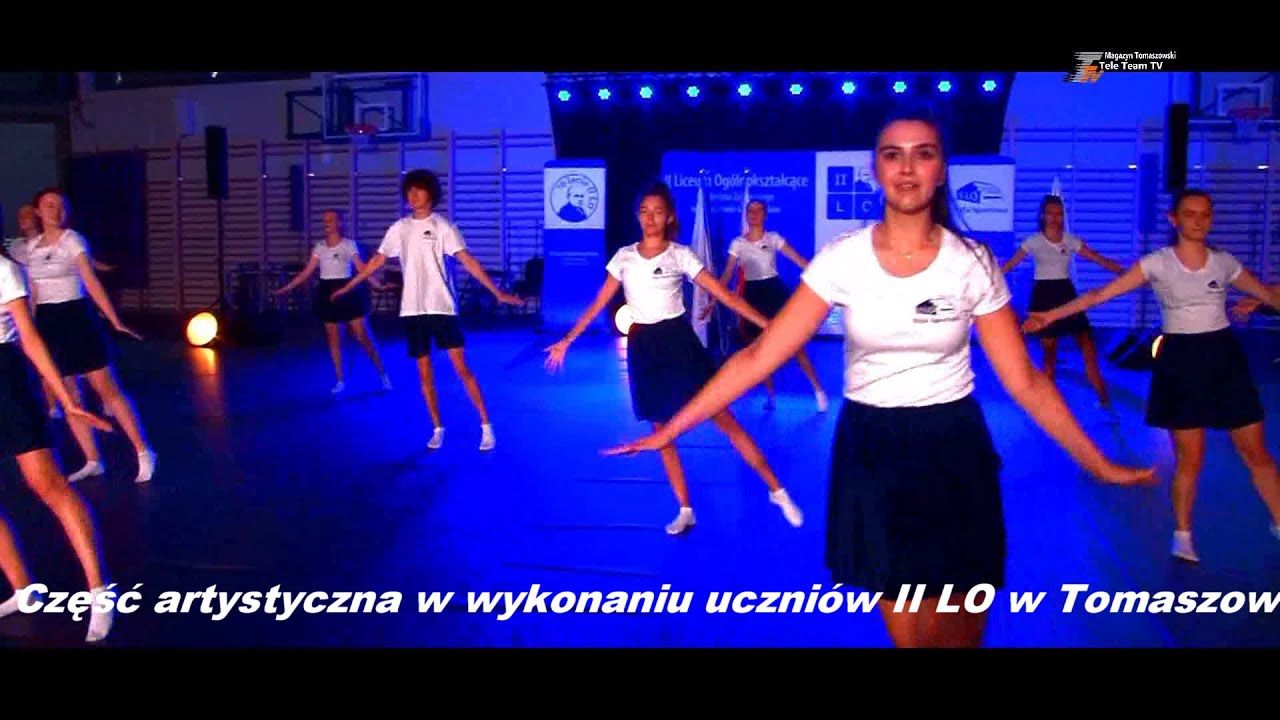 Uroczyste oddanie hali sportowej w II LO w Tomaszowie Maz. - część artystyczna
