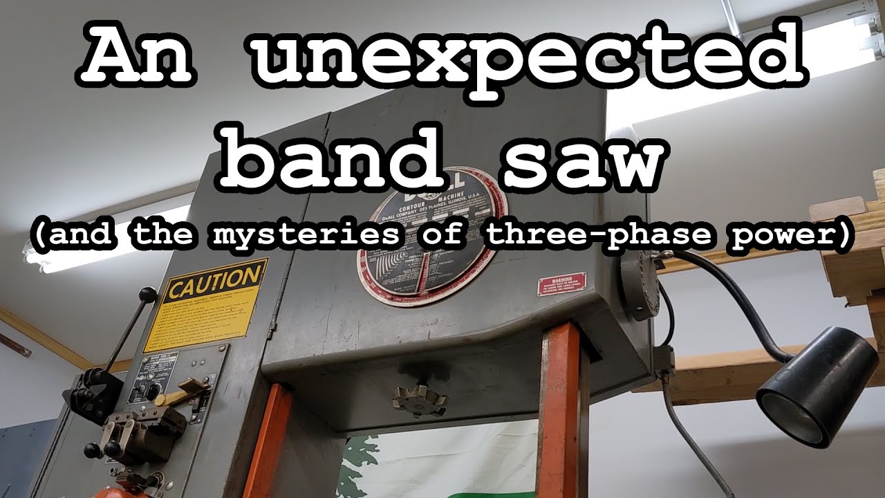An unexpected band saw (and the mysteries of three-phase power)
