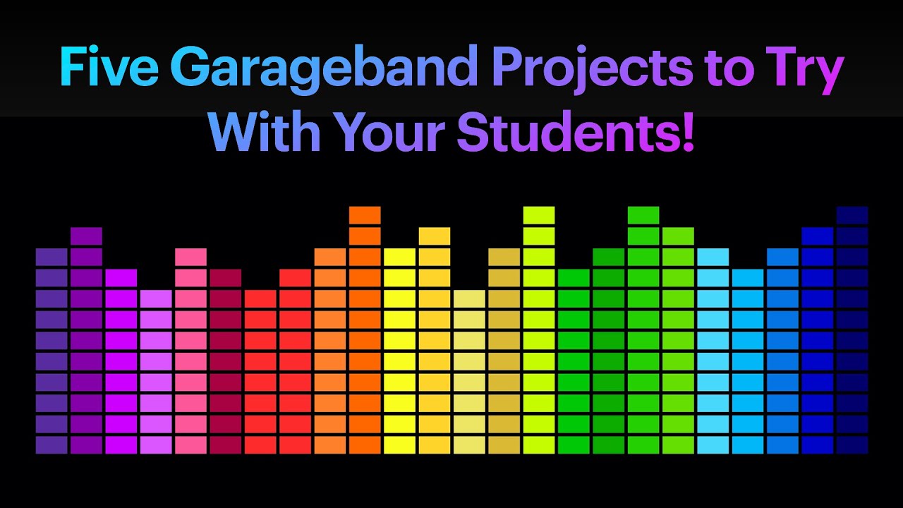 Five Garageband Projects to Try With Your Students