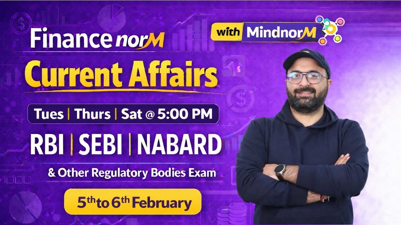 Finance Current Affairs for RBI Grade B | RBI Grade B Classes | RBI Preparation 2026 | Madhav Sir