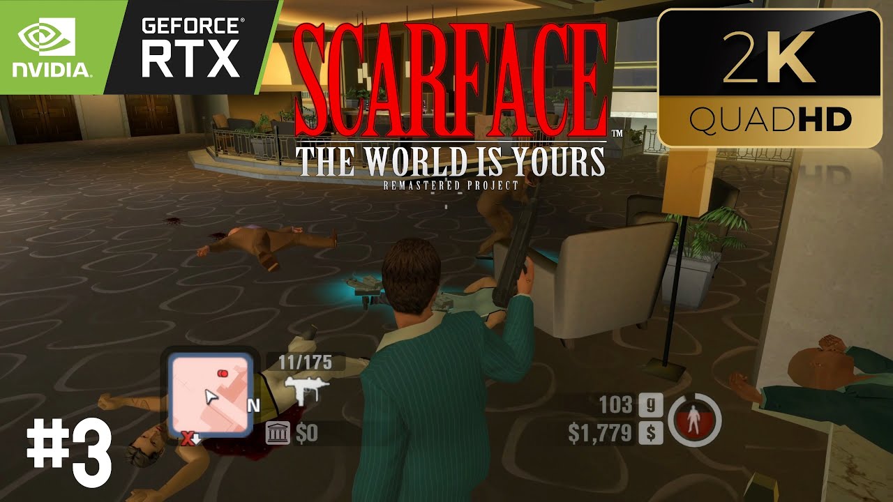 #3 Gaspar Gomez SCARFACE The World is Yours (Remastered Project 2022) FULL HD 4K TEXTURES