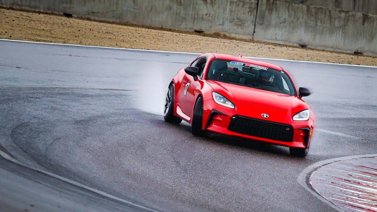 Toyota GR86 Sliding around Laguna Seca