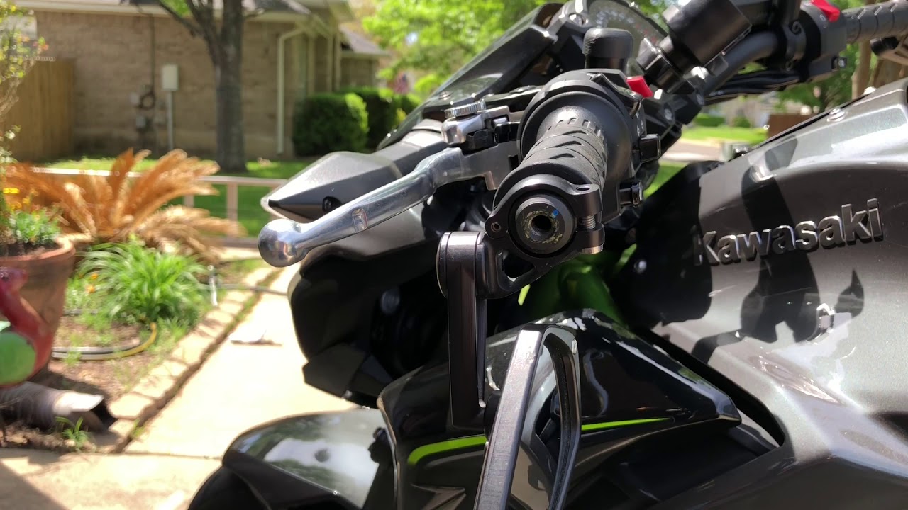 Kawasaki Z900 Bar end mirrors | CRG | install