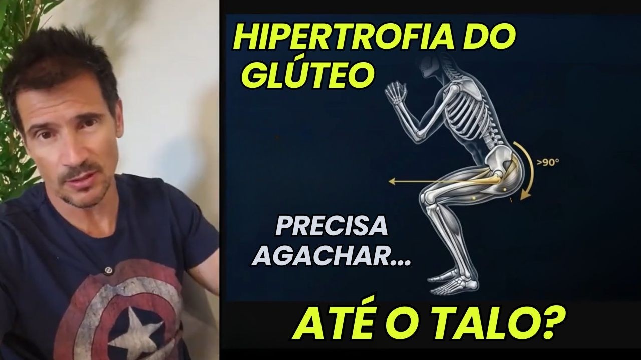 Quanto devemos  descer  no AGACHAMENTO se o objetivo for HIPERTROFIA