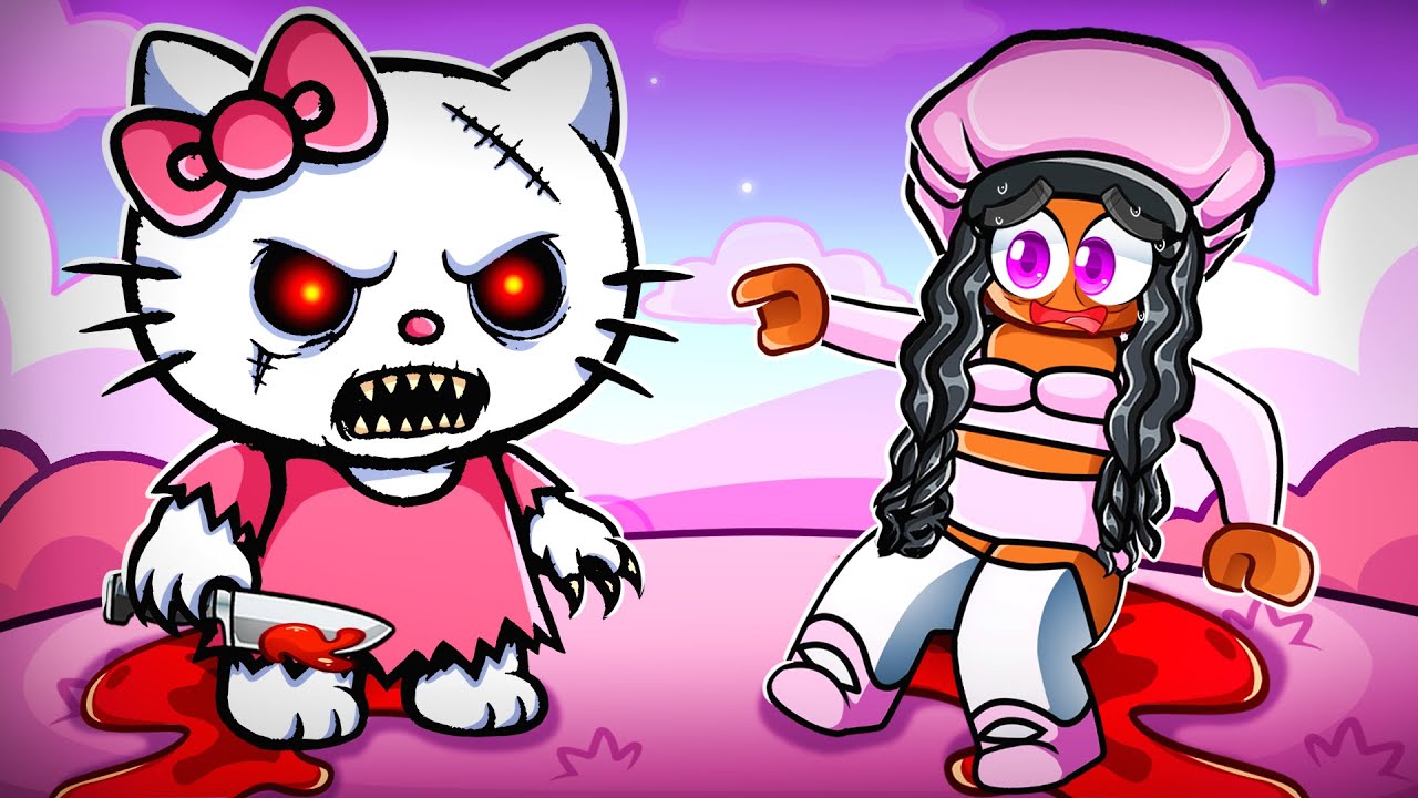 СТРАШНАЯ HELLO KITTY в Roblox!