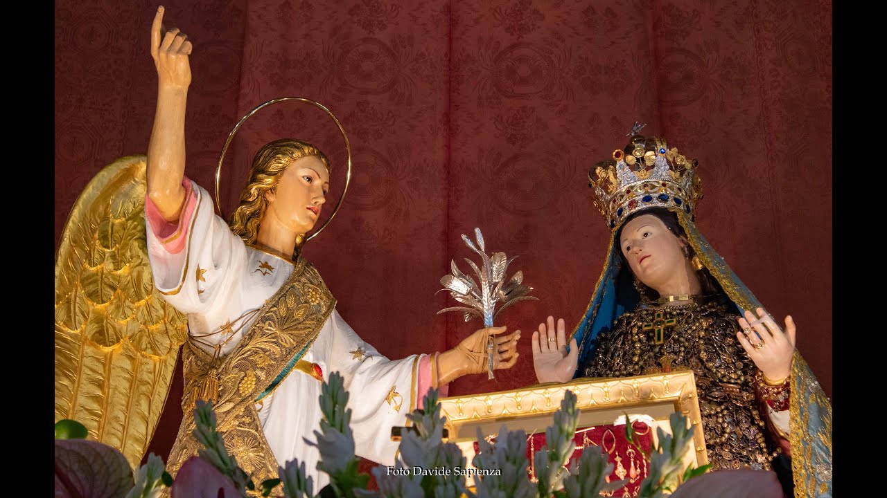 Intronizzazione del Simulacro della Vergine Annunziata - Pedara