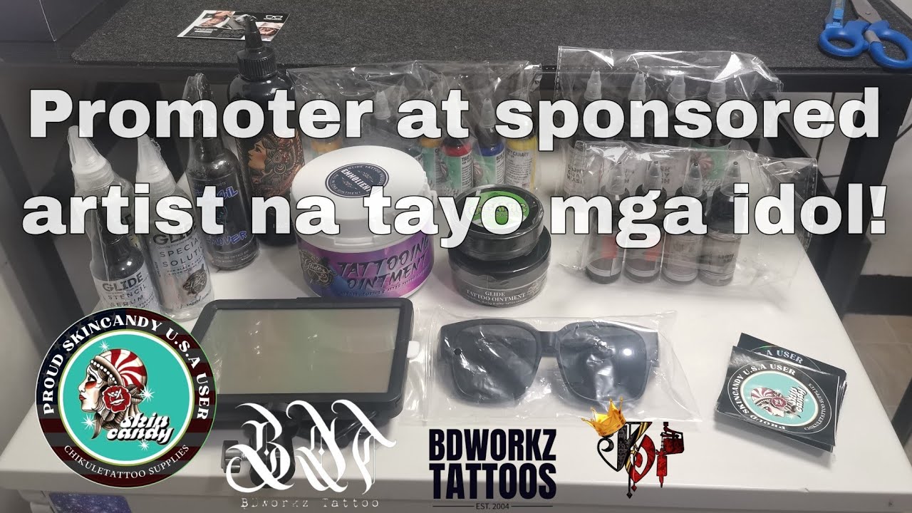 UNBOXING Skin candy tattoo inks from chikulet tattoo supplies