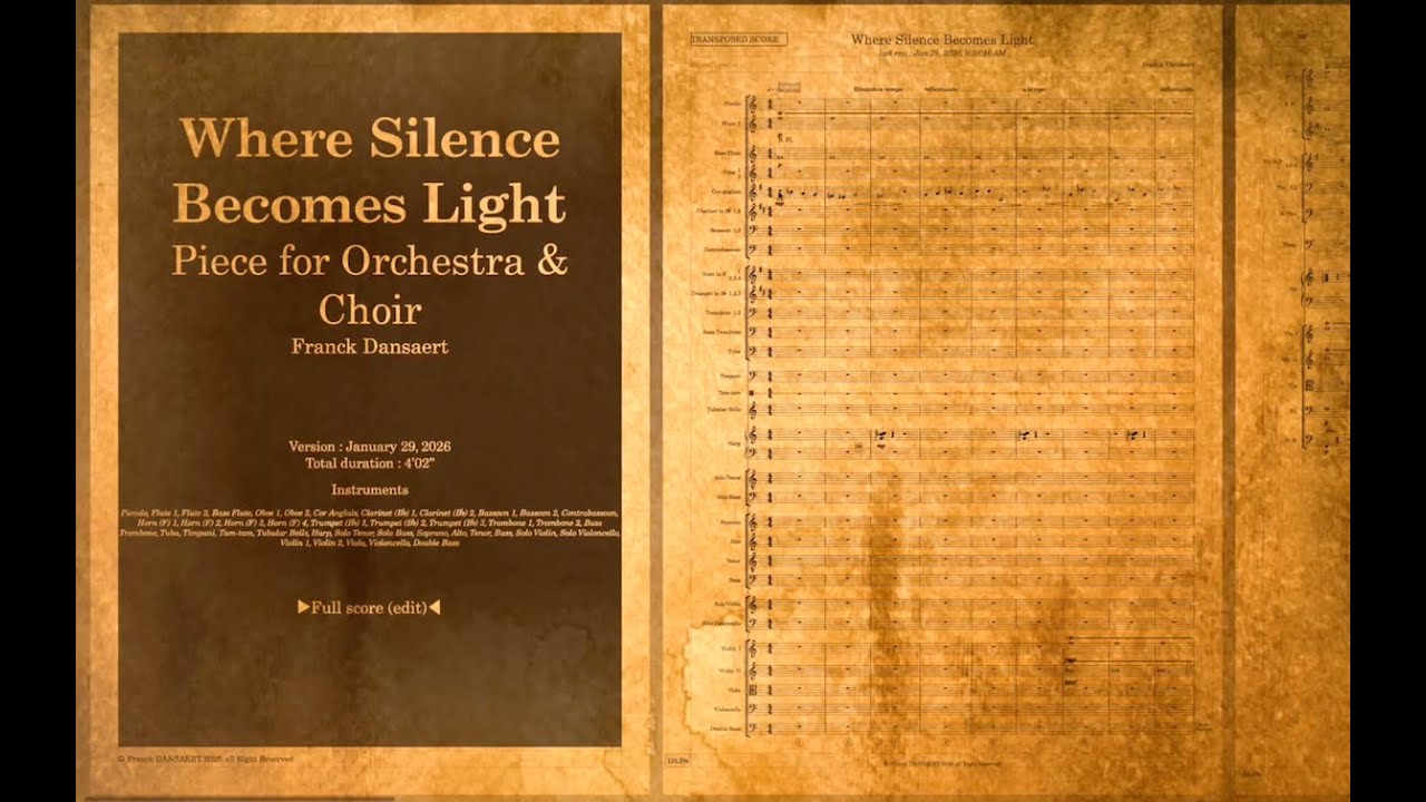 Where Silence Becomes Light (Original Composition) | MUSIC FOR ORCHESTRA - NEOCLASSICAL MUSIC