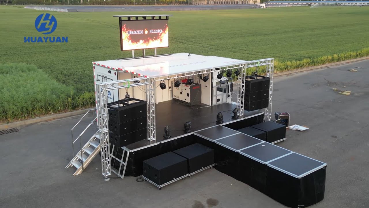 5.2m T245 Mobile Stage Truck – Compact, Powerful, Ready to Go!