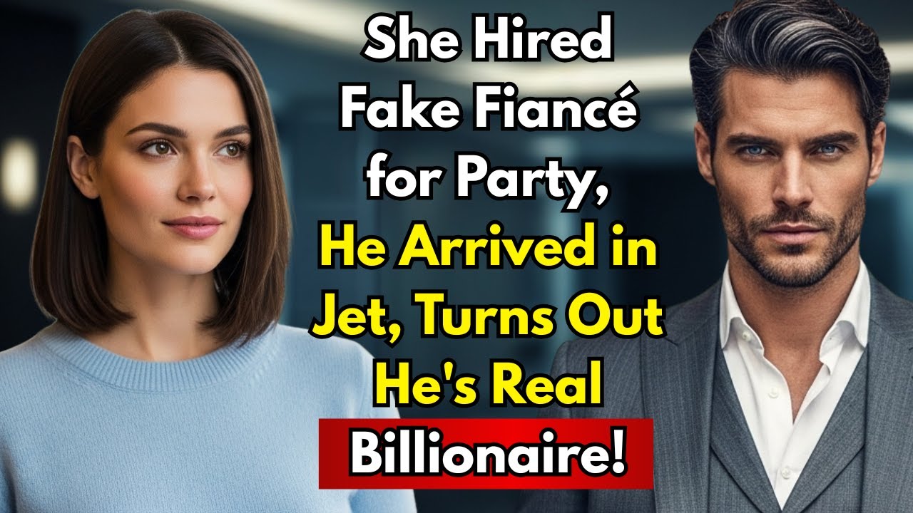 She Hired Fake Fiancé for Party—He Arrived in Jet, Turns Out He's Real Billionaire!