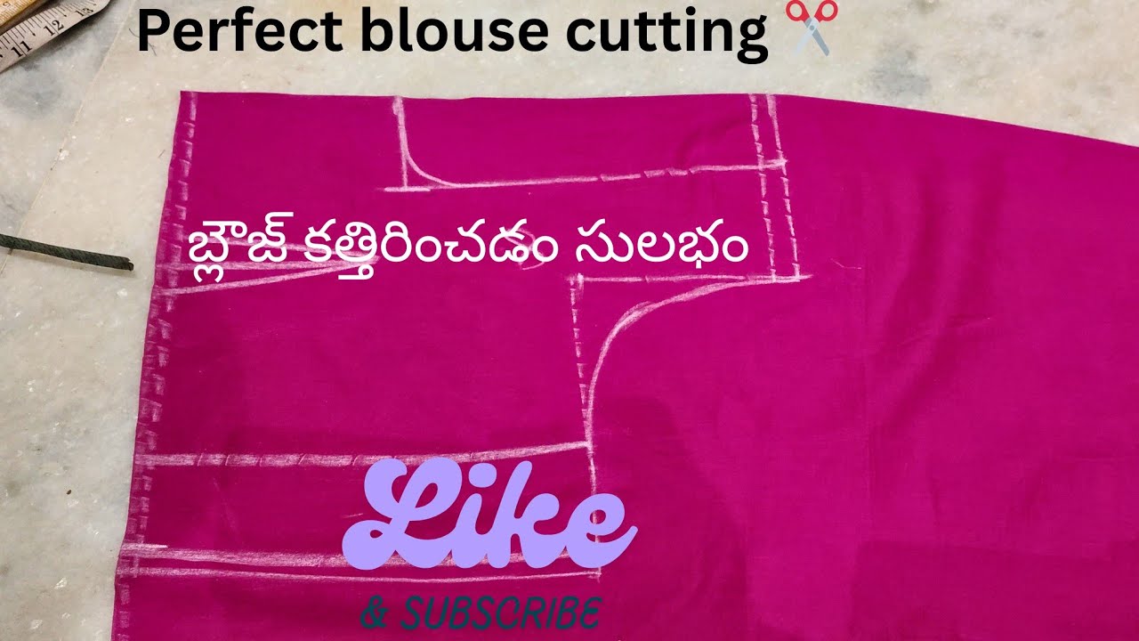 perfect blouse hands cutting ✂️👍#blouse #fashion #viral #youtubeshorts #