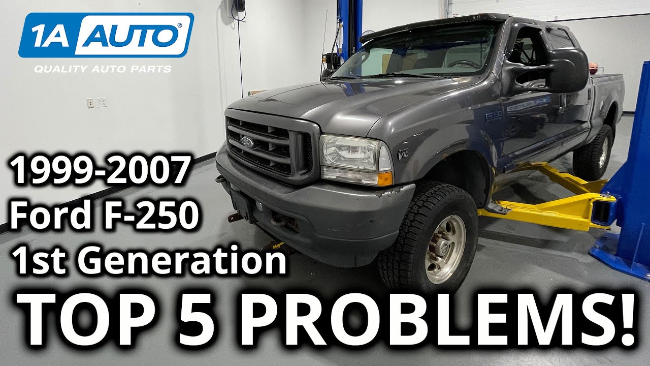 5 основных проблем грузовика Ford Super Duty F-250 1-го поколения (1999–2007 гг.)