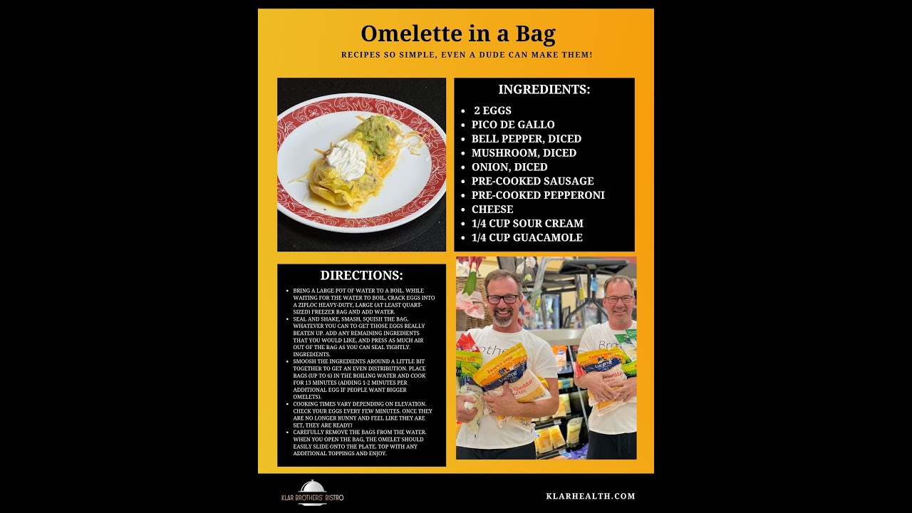 Omelette-in-a-Bag Breakfast Blitz!