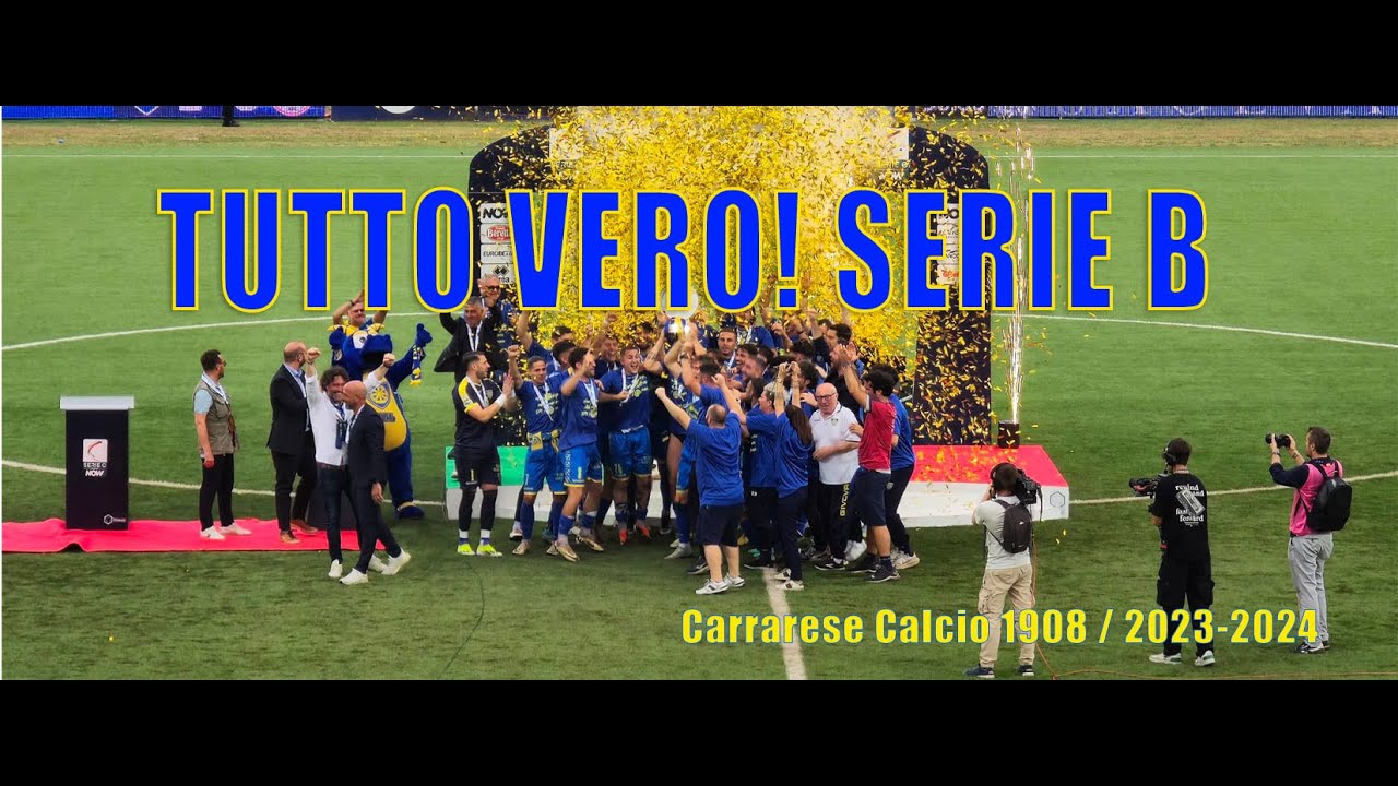 Carrarese in Serie B: le immagini di una giornata indimenticabile