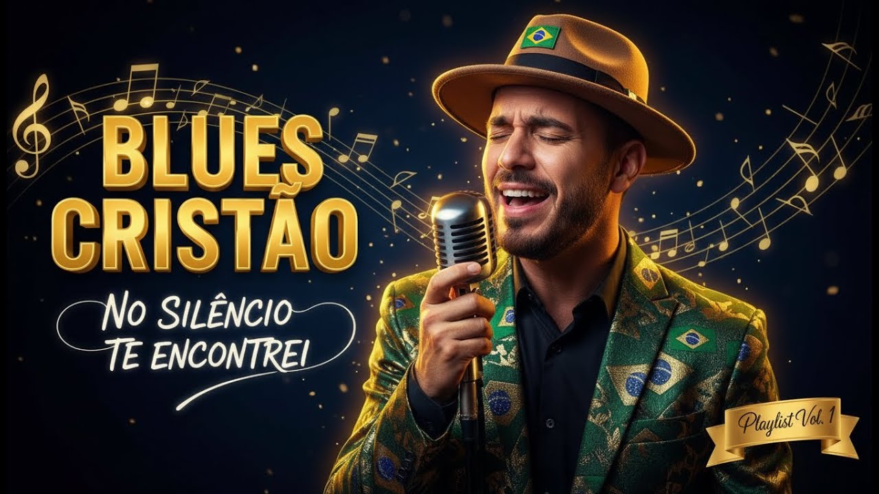 NO SILÊNCIO TE ENCONTREI | Blues Cristão Blues Gospel | Música Gospel