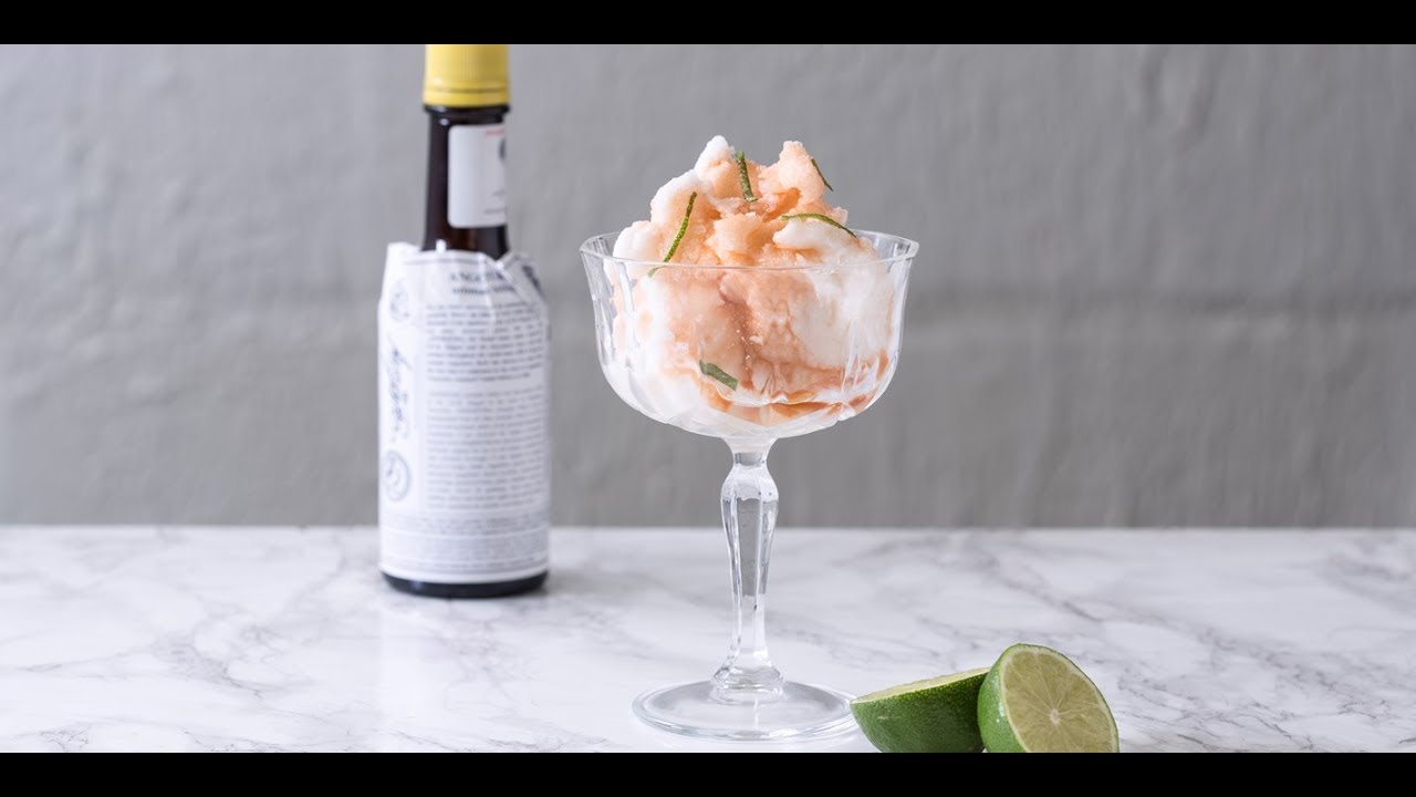 Pisco sour sorbet