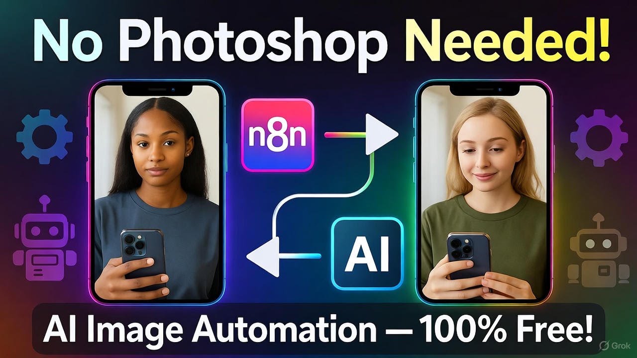 No Photoshop Needed! Create Studio-Like Images with n8n & AI — 100% Free Automation