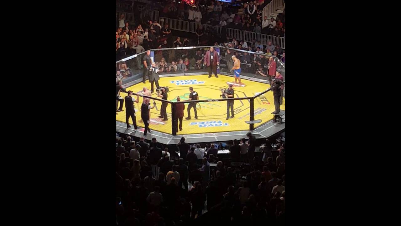 Brock Lesnar, UFC200 ,Metallica walkout , Fighter intros and FIRST Rd.